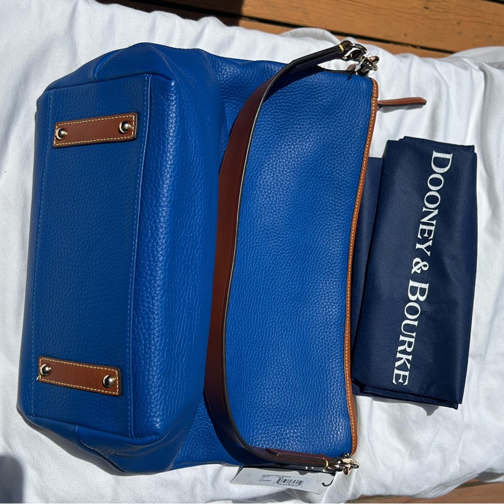 Dooney & Bourke Royal Blue Leather Tote